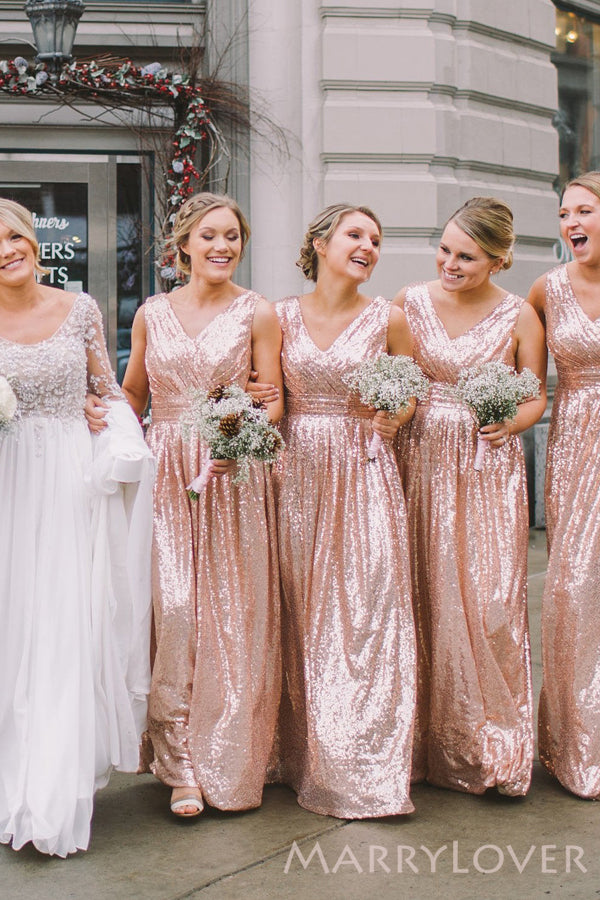 Bridesmaid Dresses Infinity Dresses Canal Walk Sweetheart Rose Gold Bridesmaid Dress, Sparkly Sequin Bridesmaid Dress Luladress Bridesmaid Dresses Infinity Dresses Canal Walk Sweetheart Rose Gold Bridesmaid Dress, Sparkly Sequin Bridesmaid Dress Luladress
