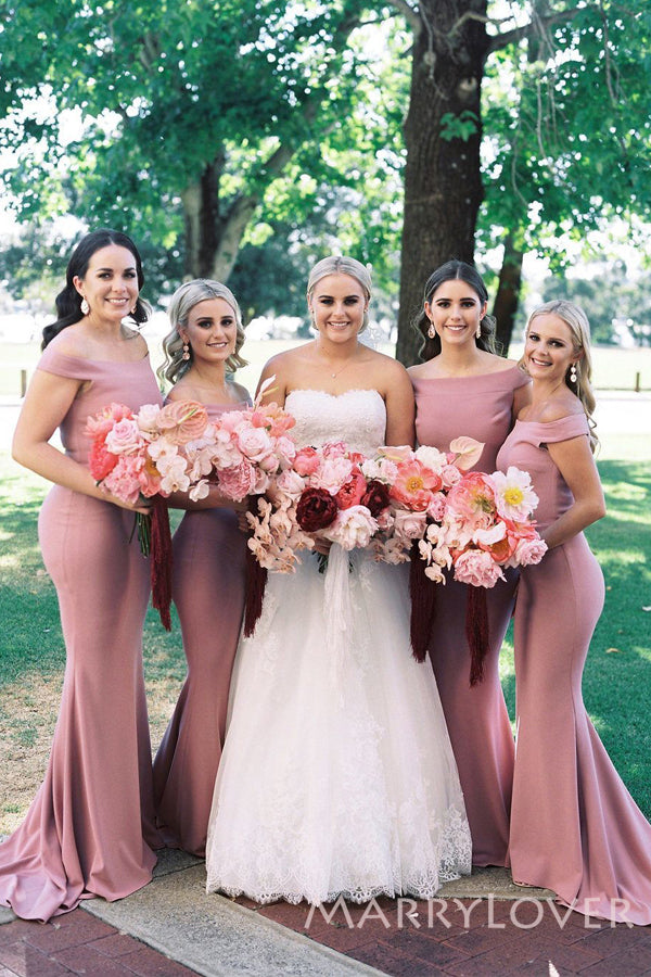 Dusty Pink Bridesmaid dresses (Used size 12) MIX BRIDAL