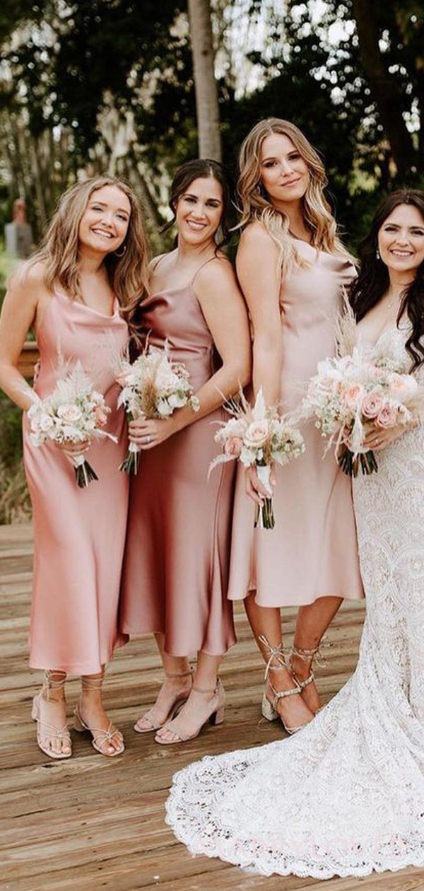 Simple Spaghetti Straps Short Custom Bridesmaid Dresses , BN1212 MarryLover Simple Spaghetti Straps Short Custom Bridesmaid Dresses , BN1212 MarryLover