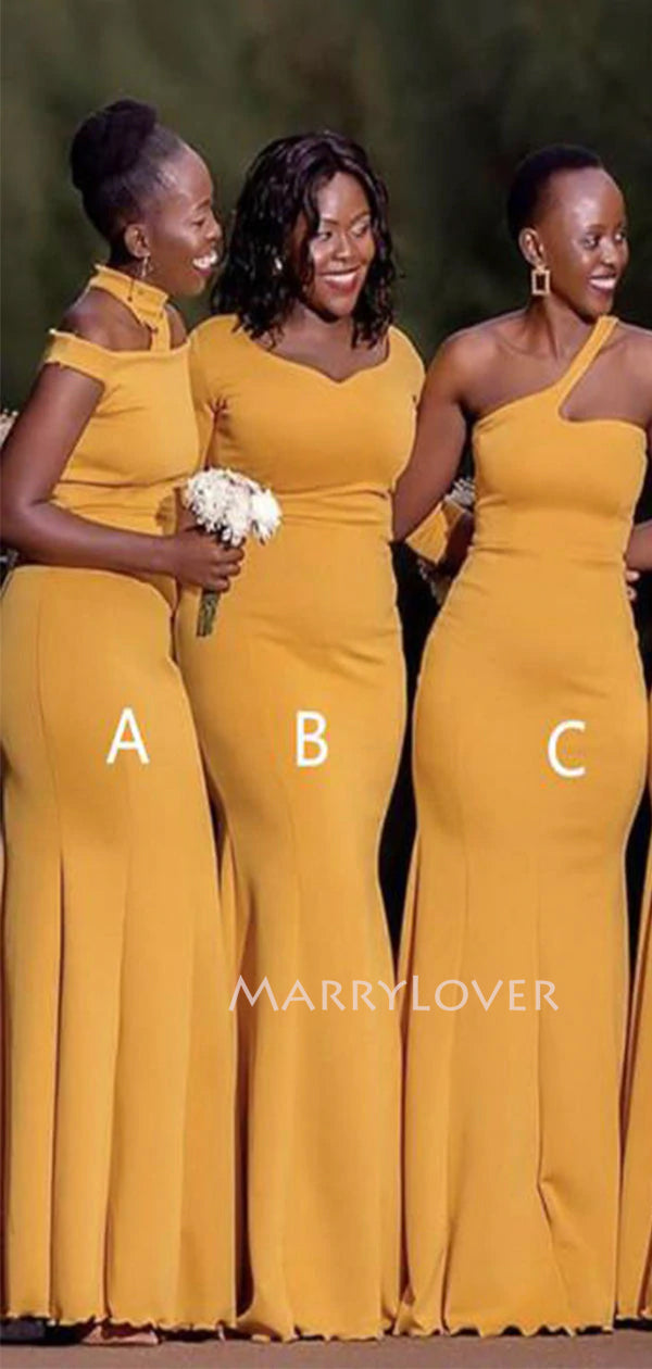 Mismatched Mermaid Long Custom Bridesmaid Dresses , BN1219 MarryLover Mismatched Mermaid Long Custom Bridesmaid Dresses , BN1219 MarryLover
