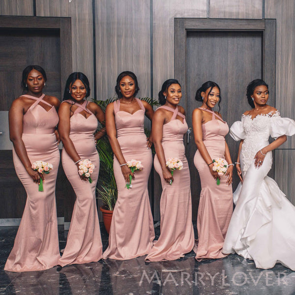 Sweet Heart Satin Long Mermaid Custom Bridesmaid Dresses , BN1237 MarryLover Sweet Heart Satin Long Mermaid Custom Bridesmaid Dresses , BN1237 MarryLover