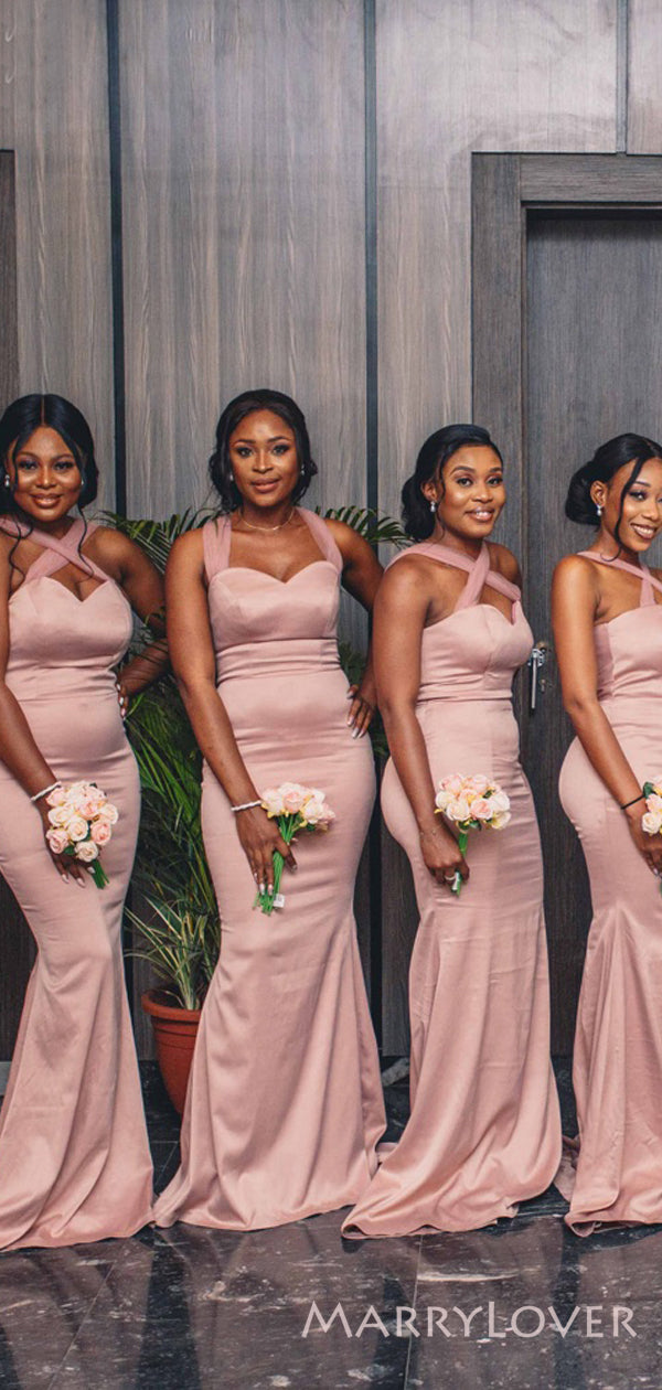Sweet Heart Satin Long Mermaid Custom Bridesmaid Dresses , BN1237 MarryLover Sweet Heart Satin Long Mermaid Custom Bridesmaid Dresses , BN1237 MarryLover