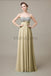 Sweetheart Top Sequin Long Chiffon Bridesmaid Dresses
