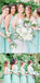 Halter A-line Floor-length Bridesmaid Dresses With Pleats, BD0575