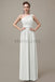 One Shoulder Chiffon Floor Length Bridesmaid Dresses
