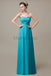 Sweetheart Sleeveless Chiffon Bridesmaid Dresses