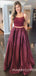 Sexy Two Pieces A-Line  satin Cheap Evening Sweet Dresses,Long Prom dresses, MR7022