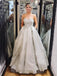 Sliver Sparkle A-Line Backless Long Evening Prom Dresses, Cheap Custom Prom Dress, MR7372