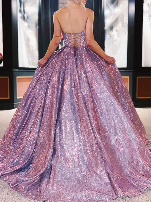 Sparkly Purple A-Line Backless Long Evening Prom Dresses, Cheap Custom Prom Dress, MR7399 Sparkly Purple A-Line Backless Long Evening Prom Dresses, Cheap Custom Prom Dress, MR7399