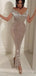 Elegant V-neck Sequin Mermaid Long Mermaid Evening Prom Dresses, Cheap Custom Prom Dresses, MR7732