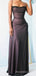 Gorgeous Tulle Purple Mermaid Side Slit Long Evening Prom Dresses, Custom Spaghett Straps prom Dress, MR8721