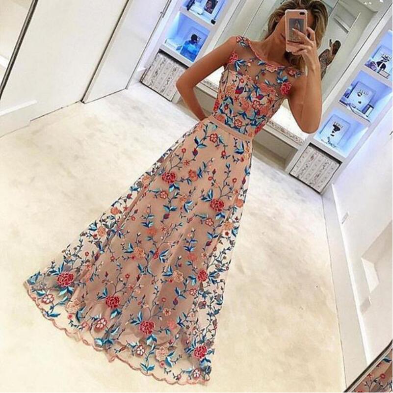 Beautiful Unique Online Affordable Long Prom Dresses, BG51528 - Bubble Gown