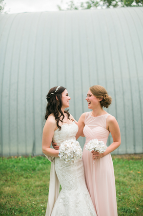 A-line Floor-length Sleeveless V-neck Long Chiffon Bridesmaid Dresses, BD0634
