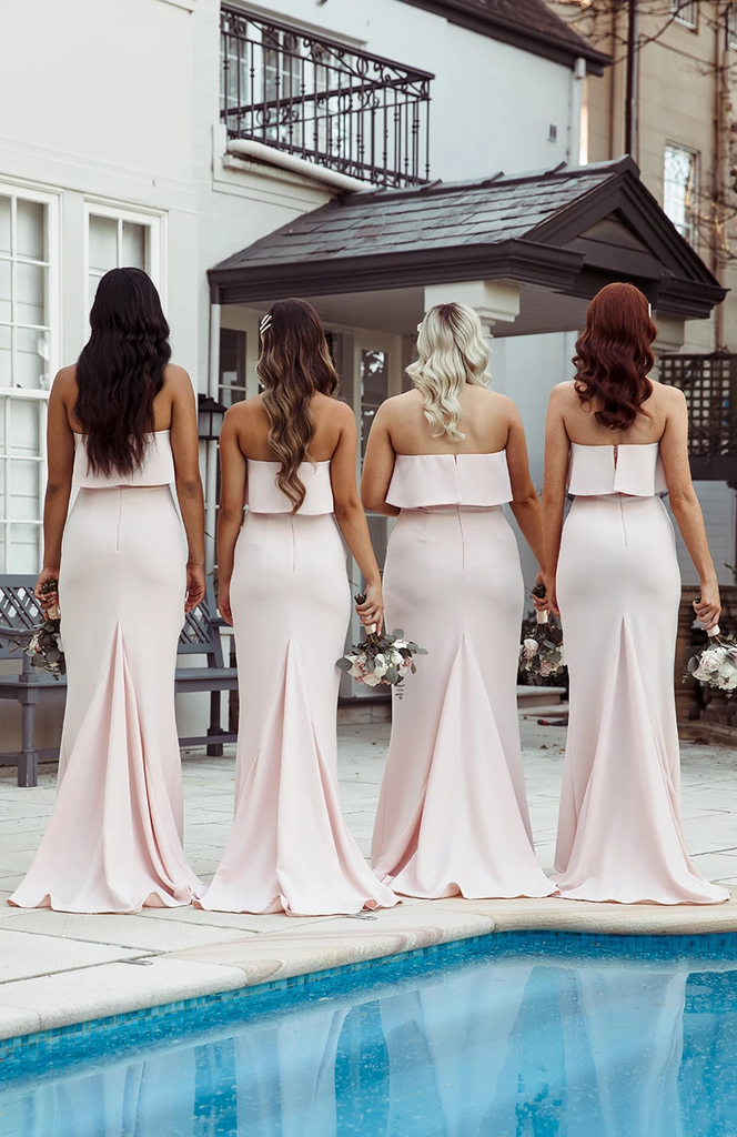 strapless bridesmaid dresses long Strapless Bridesmaid Dresses