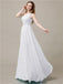 One Shoulder Chiffon Floor-Length Bridesmaid Dresses
