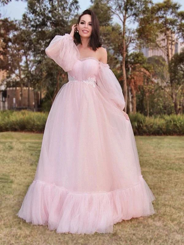 Pink Sweetheart Long Evening Prom Dresses, Cheap Sweet 16 Prom Dresses MarryLover Pink Sweetheart Long Evening Prom Dresses, Cheap Sweet 16 Prom Dresses MarryLover