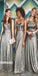 A-line Mismatched Styles Long Bridesmaid Dresses GDW108