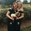 Black Inexpensive Formal Popular Long Wedding Bridesmaid Dresses, BGP289 - Bubble Gown