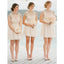 Cap Sleeve Lovely Knee Length Cheap Junior Bridesmaid Dresses, BG51065 - Bubble Gown