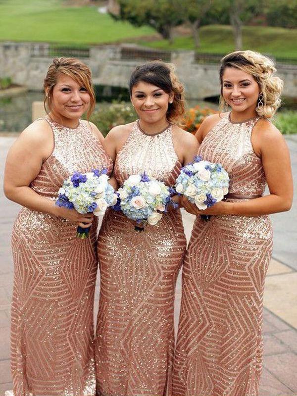Rose Gold Sequin Plus Size Bridesmaid Dresses,Cheap Bridesmaid Dresses MarryLover Rose Gold Sequin Plus Size Bridesmaid Dresses,Cheap Bridesmaid Dresses MarryLover