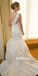 Unique One-shoulder Mermaid White Long Wedding Dresses, BGH022