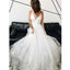 Popular Spaghetti Strap Tulle Simple Cheap Long Beach Bridal Wedding Dresses, BGP250