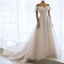 Popular Off the Shoulder Elegant A Line Beach Bridal Long Wedding Dresses, BGP274